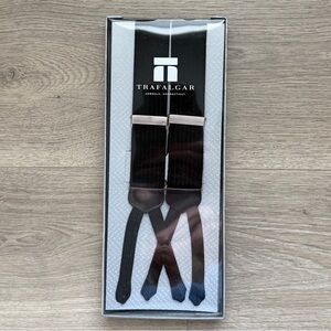 Trafalgar Men's Black Suspenders New
